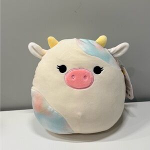 8” Candess Squishmallows Pastel Cow Plush